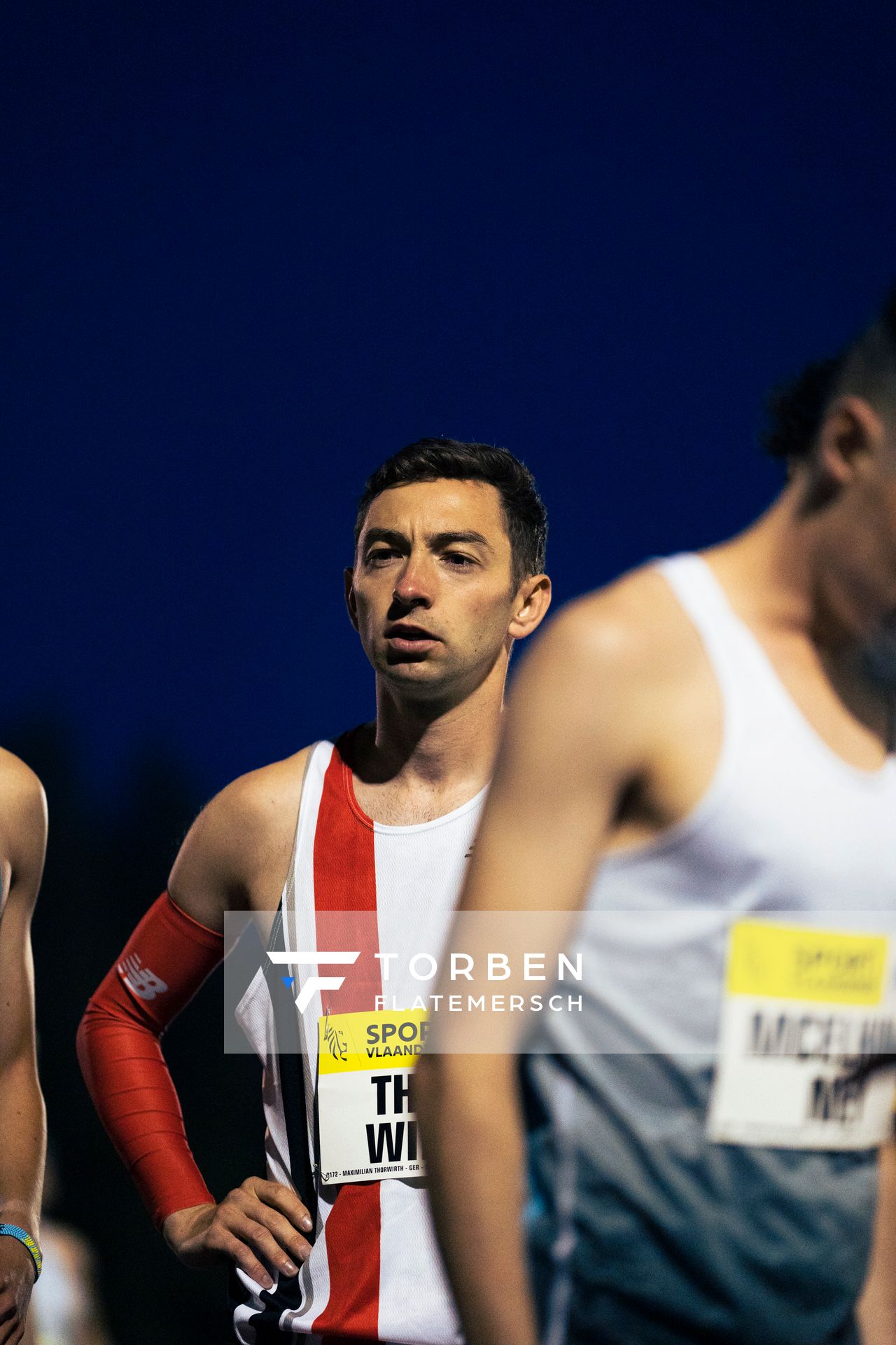 Maximilian Thorwirth (SFD 75 Duesseldorf-Sued) ueber 5000m am 28.05.2022 waehrend der World Athletics Continental Tour IFAM Oordegem in Oordegem